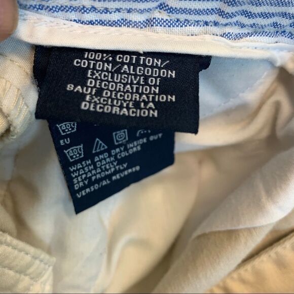 TOMMY Hilfiger women's tan chino shorts Sz 8 - Picture 5 of 10